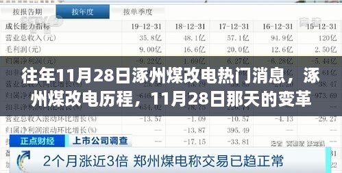 涿州煤改电历程揭秘，变革与影响回顾，历年11月28日的热点消息