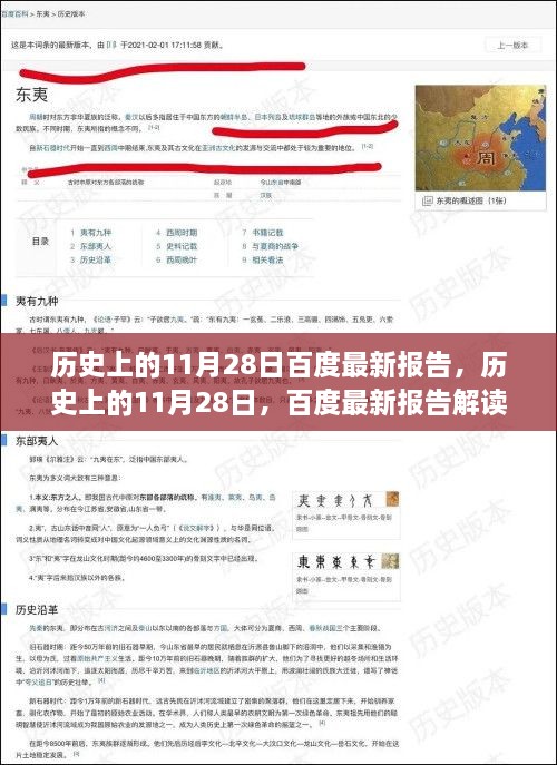 历史上的11月28日，百度最新报告解读与概览