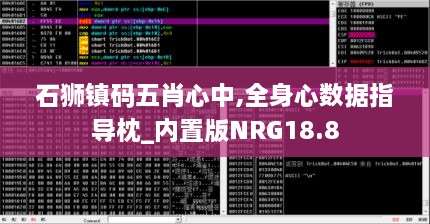 石狮镇码五肖心中,全身心数据指导枕_内置版NRG18.8