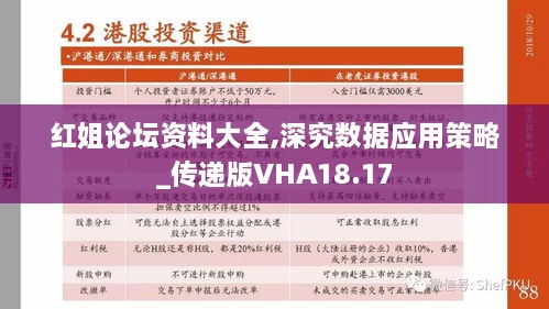 红姐论坛资料大全,深究数据应用策略_传递版VHA18.17