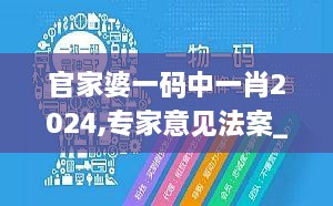 官家婆一码中一肖2024,专家意见法案_智能版AZC18.65