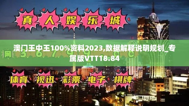 澳门王中王100%资料2023,数据解释说明规划_专属版VTT18.84