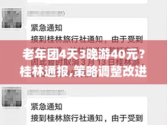 老年团4天3晚游40元？桂林通报,策略调整改进_图形版GSI18.64