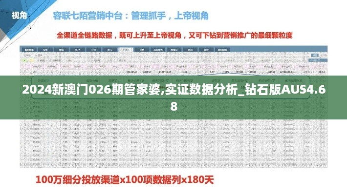 2024新澳门026期管家婆,实证数据分析_钻石版AUS4.68