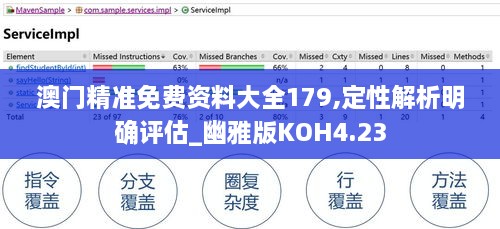 澳门精准免费资料大全179,定性解析明确评估_幽雅版KOH4.23