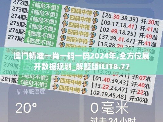 澳门精准一肖一码一码2024年,全方位展开数据规划_解题版ILI18.77