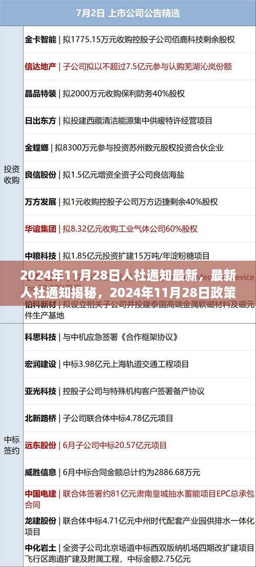 深度解读，最新人社通知揭秘，2024年政策更新解读