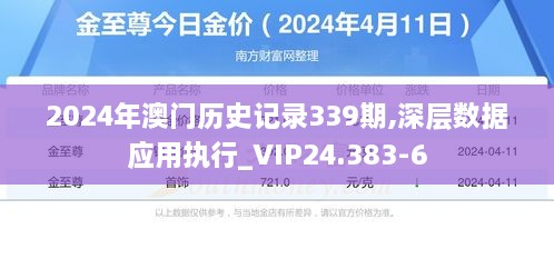 2024年澳门历史记录339期,深层数据应用执行_VIP24.383-6