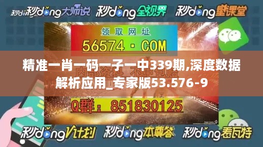 精准一肖一码一子一中339期,深度数据解析应用_专家版53.576-9