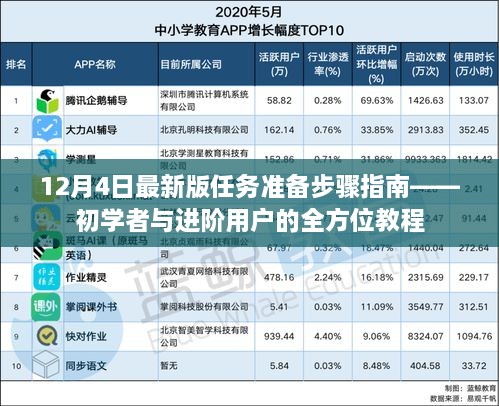 初学者与进阶用户任务准备步骤指南，最新版任务指南（12月4日版）