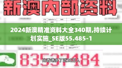 2024新澳精准资料大全340期,持续计划实施_SE版55.485-1