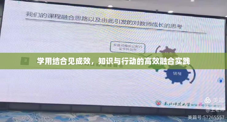 学用结合见成效，知识与行动的高效融合实践