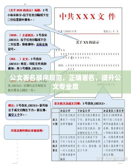 公文署名顺序规范，正确署名，提升公文专业度